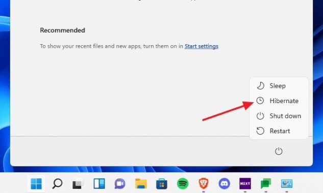 Cách bật Sleep và Hibernate trên Windows 11