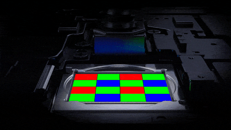 Sự khác biệt của cảm biến RGBW là ở số lượng dải màu lớn và số lượng màu nhiều hơn
