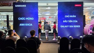 CellphoneS mở bán sớm cho gần 3.000 khách đặt Galaxy S26 Series