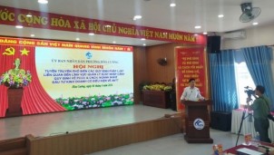 Công an phường Hòa Cường số hóa quản lý tạm trú người nước ngoài