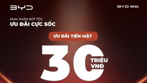 Cùng BYD Việt Nam khai xuân bứt tốc nhận ưu đãi cực sốc