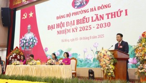 Đại hội đại biểu Đảng bộ phường Hà Đông nhiệm kỳ 2025-2030 thành công tốt đẹp