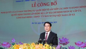 Danh sách 126 Bí thư, Chủ tịch UBND xã, phường mới của Hà Nội sau sáp nhập