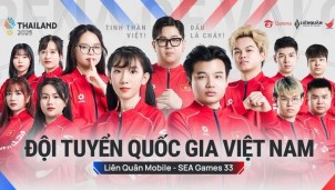 Đội tuyển Liên quân Mobile Việt Nam giành 'Cú đúp Vàng' tại SEA Games 33