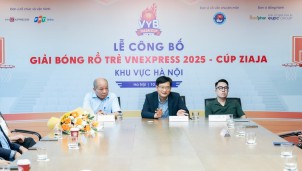 Giải Bóng rổ Trẻ VnExpress 2025 - Cúp Ziaja khởi động tại Hà Nội