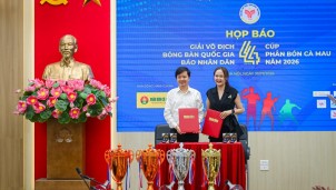 Hải Phòng đăng cai Giải vô địch bóng bàn quốc gia Báo Nhân Dân lần thứ 44