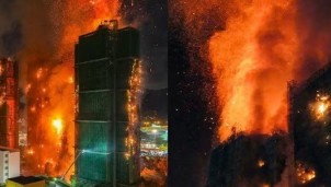 Hiệu ứng ống khói góp phần khiến đám cháy chung cư Hong Kong lan nhanh và rộng