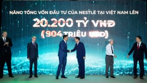 Kỷ niệm 30 năm hoạt động tại Việt Nam, Nestlé đầu tư thêm 1.900 tỷ đồng