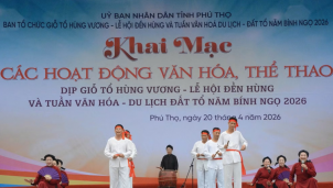 Phú Thọ khai mạc chuỗi hoạt động văn hoá, thể thao dịp Giỗ Tổ Hùng Vương