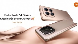 Redmi Note 14 Vàng Sa Mạc chính thức lộ diện