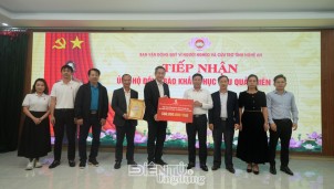 SABECO chung tay cùng Nghệ An, Hà Tĩnh khắc phục bão lũ