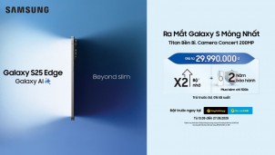 Samsung Galaxy S25 Edge chính thức ra mắt trên toàn cầu