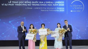 Tôn vinh 3 nhà khoa học nữ dẫn đầu các nghiên cứu vì tương lai bền vững