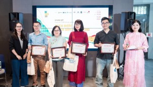Trao giải Cuộc thi thiết kế sản phẩm văn hoá 'Theo bước di sản cộng đồng' tại Hà Nội