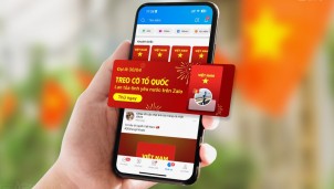 Zalo rực rỡ cờ hoa mừng Đại lễ