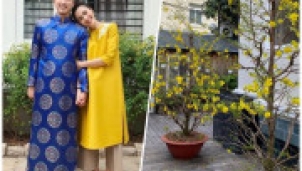 Tăng Thanh Hà khoe mai vàng khắp biệt thự triệu đô chuẩn bị đón Tết