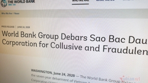 Bị World Bank cấm dự thầu 7 năm, công ty Sao Bắc Đẩu thừa nhận sai sót Bị World Bank cấm dự thầu 7 năm, công ty Sao Bắc Đẩu thừa nhận sai sót