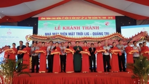 LICOGI 13 Khánh thành Nhà máy điện mặt trời LIG tại Quảng Trị LICOGI 13 Khánh thành Nhà máy điện mặt trời LIG tại Quảng Trị