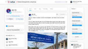 Bộ Y tế giới thiệu kênh thông tin chính thức trên mạng xã hội Lotus Bộ Y tế giới thiệu kênh thông tin chính thức trên mạng xã hội Lotus