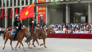 Cận cảnh Lễ ra mắt Cảnh sát cơ động kỵ binh Cận cảnh Lễ ra mắt Cảnh sát cơ động kỵ binh