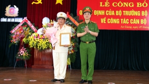 Chân dung tân Giám đốc Công an tỉnh An Giang Đinh Văn Nơi