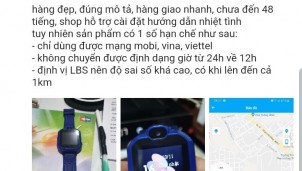 Đồng hồ định vị trẻ em nhưng lệch vị trí… cả cây số Đồng hồ định vị trẻ em nhưng lệch vị trí… cả cây số