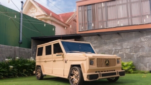 Mercedes-Benz G63 đặc biệt được chàng trai Đắk Lắk tự chế bằng bìa các-tông
