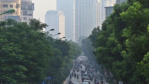 Ô nhiễm bụi mịn PM2.5 đang tăng lên theo từng giờ Ô nhiễm bụi mịn PM2.5 đang tăng lên theo từng giờ