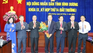 Tân Chủ tịch HĐND tỉnh Bình Dương vừa mới được bầu là ai? Tân Chủ tịch HĐND tỉnh Bình Dương vừa mới được bầu là ai?