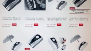 Thiết bị tiết kiệm điện có được như quảng cáo khi bán sản phẩm Thiết bị tiết kiệm điện có được như quảng cáo khi bán sản phẩm