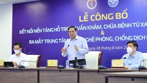 Trung tâm công nghệ phòng, chống dịch Covid-19 Quốc gia chính thức được vận hành Trung tâm công nghệ phòng, chống dịch Covid-19 Quốc gia chính thức được vận hành