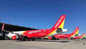 Vietjet Air "bất ngờ" dẫn đầu tỷ lệ chuyến bay đúng giờ ở Việt Nam Vietjet Air "bất ngờ" dẫn đầu tỷ lệ chuyến bay đúng giờ ở Việt Nam