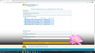 Vietnam Airline áp dụng xuất hoá đơn GTGT ngay trên website từ ngày 1/11 Vietnam Airline áp dụng xuất hoá đơn GTGT ngay trên website từ ngày 1/11