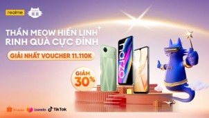 realme giảm sâu 30% trong ngày hội siêu sale 11/11