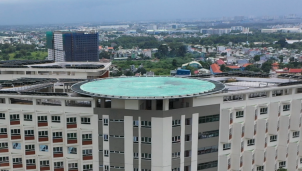 Bệnh viện Ung bướu hiện đại, có sân đậu trực thăng Bệnh viện Ung bướu hiện đại, có sân đậu trực thăng