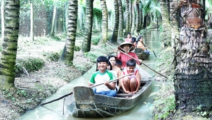 Cù lao Tân Lộc – Cần Thơ thu hút khách du lịch Cù lao Tân Lộc – Cần Thơ thu hút khách du lịch