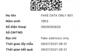 Hệ thống trả kết quả xét nghiệm bằng QR Code thông qua ứng dụng di động "Y tế HCM". Hệ thống trả kết quả xét nghiệm bằng QR Code thông qua ứng dụng di động "Y tế HCM".