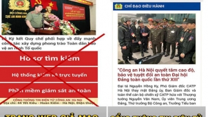 Hiểm hoạ từ trang web giả mạo Công an Hà Nội - Hàng tỉ đồng "bốc hơi" Hiểm hoạ từ trang web giả mạo Công an Hà Nội - Hàng tỉ đồng "bốc hơi"