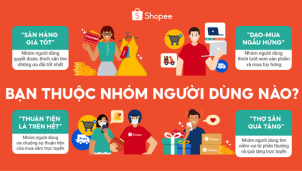 Shopee công bố 4 nhóm khách hàng thường xuyên mua sắm trực tuyến Shopee công bố 4 nhóm khách hàng thường xuyên mua sắm trực tuyến