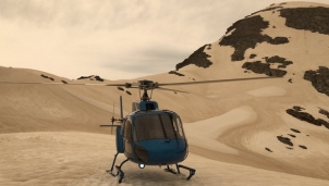 Sông băng tại New Zealand chuyển thành màu nâu kỳ lạ