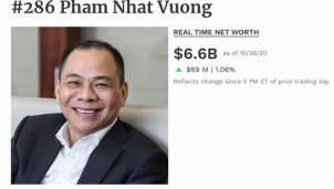 Việt Nam có thêm 2 người lọt vào câu lạc bộ tỉ phú USD Việt Nam có thêm 2 người lọt vào câu lạc bộ tỉ phú USD