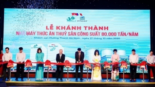 Việt Phương Hà Nam: Khánh thành nhà máy thức ăn thủy sản 80 000 tấn/năm Việt Phương Hà Nam: Khánh thành nhà máy thức ăn thủy sản 80 000 tấn/năm