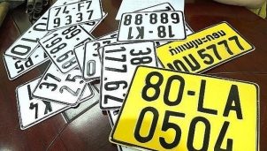 Xe kinh doanh vận tải phải đổi biển kiểm soát sang màu vàng kể từ 1/8