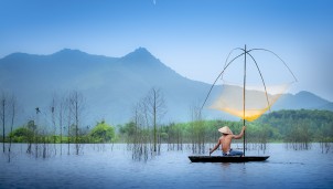 Đến hồ Hàm Kỳ - "Tranh thuỷ mặc" kỳ ảo của thiên nhiên Đến hồ Hàm Kỳ - "Tranh thuỷ mặc" kỳ ảo của thiên nhiên