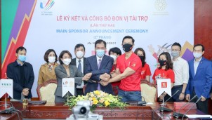 Công bố nhà tài trợ cho SEA Games 31 và Đội tuyển quốc gia Việt Nam Công bố nhà tài trợ cho SEA Games 31 và Đội tuyển quốc gia Việt Nam