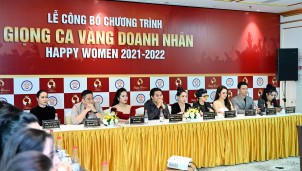 Khởi động cuộc thi 'Giọng ca vàng doanh nhân Happy Women 2021'