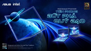ASUS Zenbook 17 Fold OLED (UX9702): Laptop màn hình gập nhỏ gọn nhất thế giới
