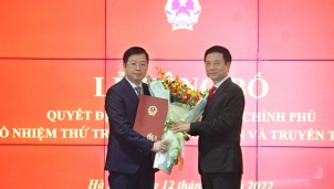 Công bố quyết định bổ nhiệm ông Nguyễn Thanh Lâm làm Thứ trưởng Bộ TT&TT Công bố quyết định bổ nhiệm ông Nguyễn Thanh Lâm làm Thứ trưởng Bộ TT&TT
