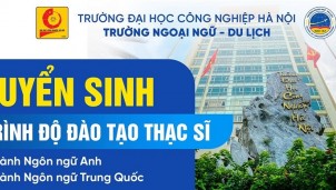 Đại học Công nghiệp Hà Nội tuyển sinh trình độ Thạc sĩ ngành Ngôn ngữ năm 2022 Đại học Công nghiệp Hà Nội tuyển sinh trình độ Thạc sĩ ngành Ngôn ngữ năm 2022