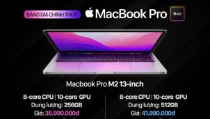 FPT Shop mở bán sớm MacBook Pro M2 2022, ưu đãi ngay 2 triệu đồng